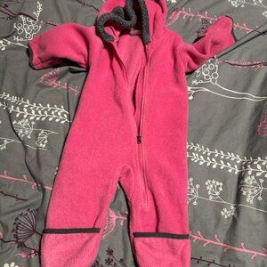 Columbia Fleece bear suit 6-12 months